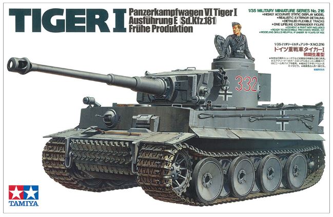 TAMIYA 1/35 GERMAN PANZERKAMPFWAGEN VI TIGER 1 EARLY PRODUCTION