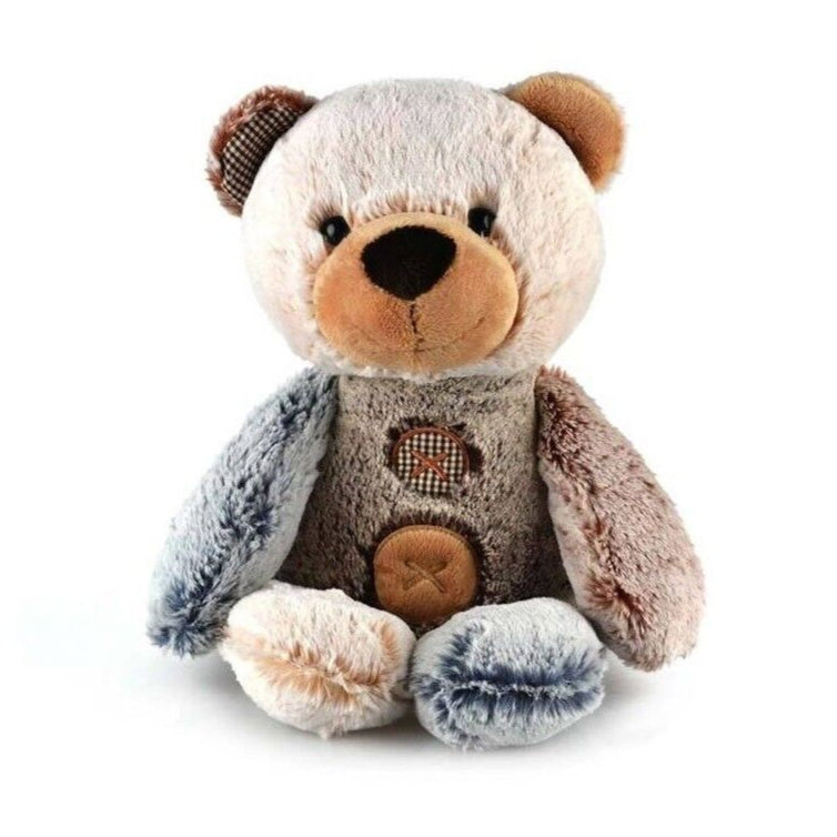 KORIMCO 28CM PLUSH - PATCHES THE BROWN BEAR - Toyworld Frankston