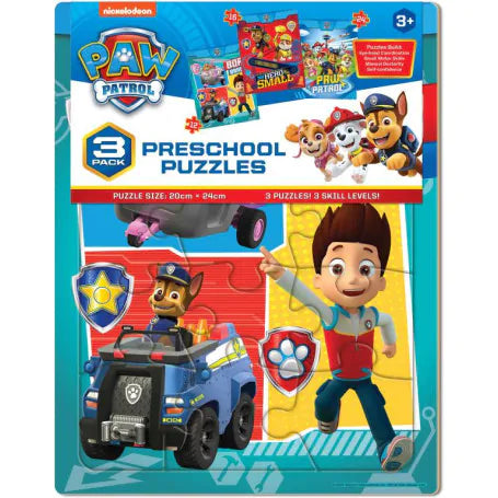 PAW PATROL 3PK PUZZLE - Toyworld Frankston