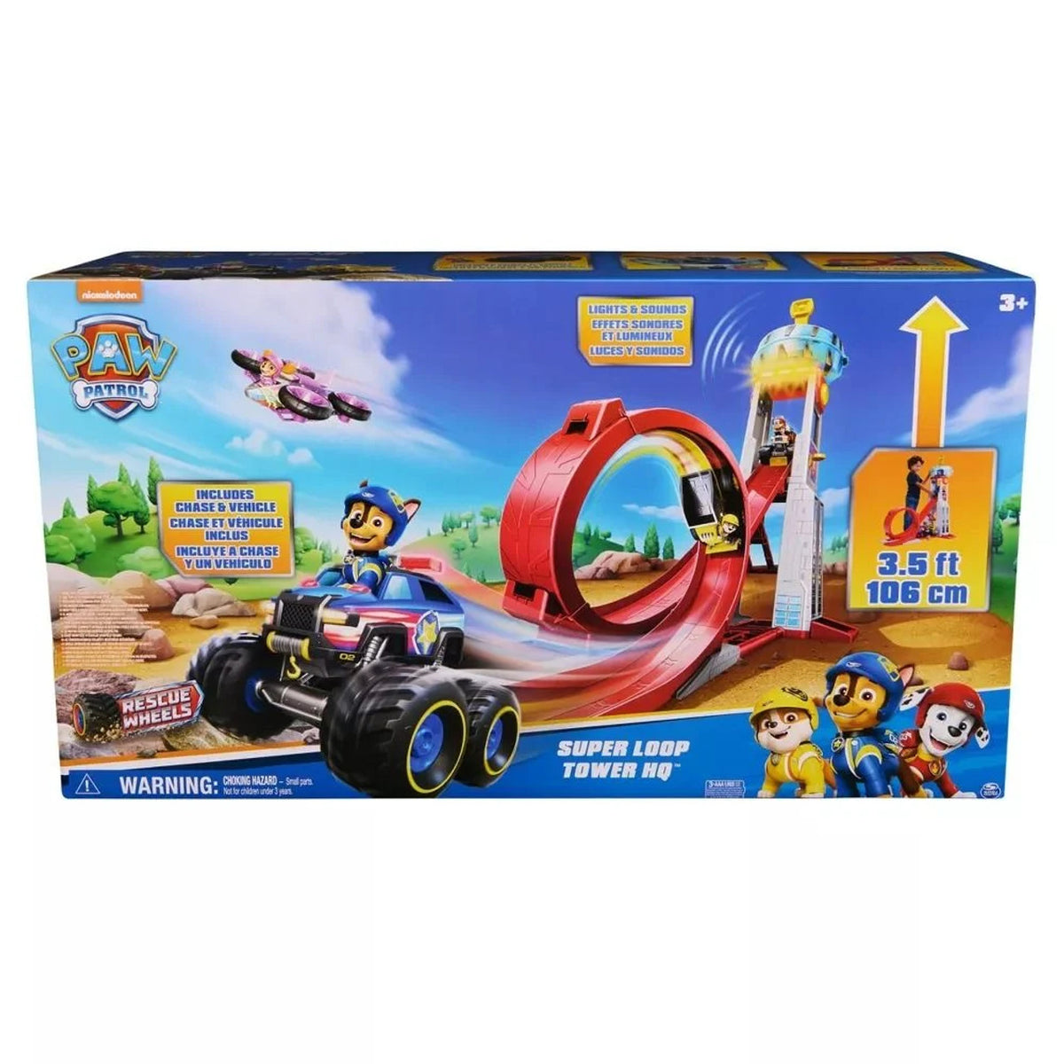 PAW PATROL RESCUE WHEELS SUPER LOOP TOWER HQ - Toyworld Frankston