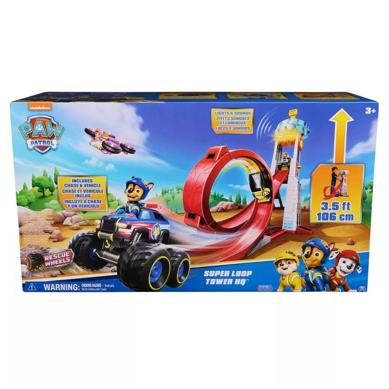 PAW PATROL RESCUE WHEELS SUPER LOOP TOWER HQ - Toyworld Frankston