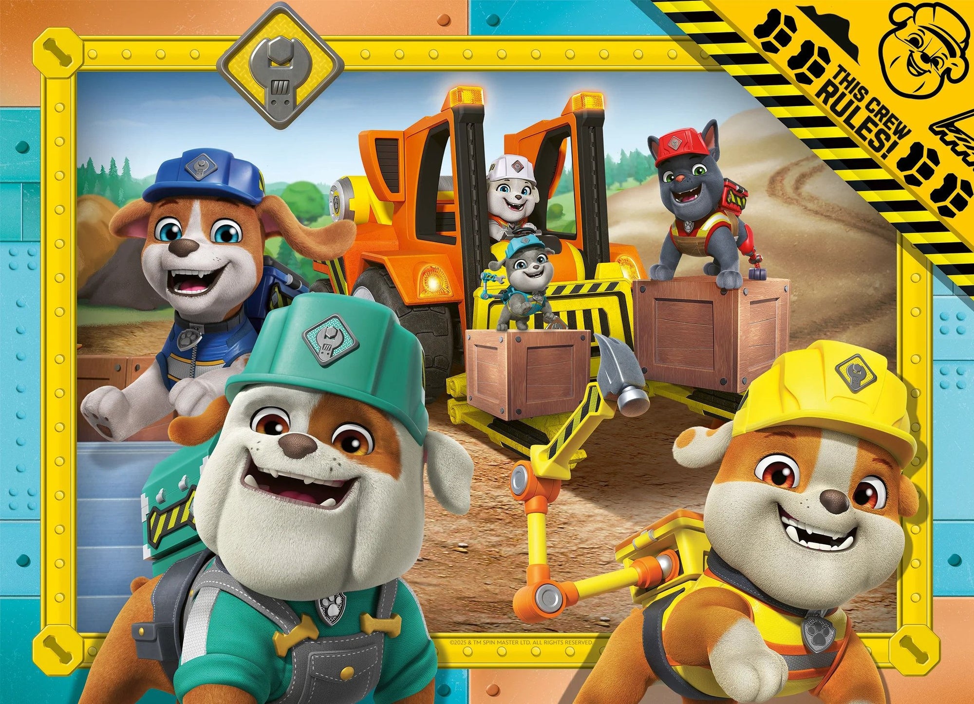 RAVENSBURGER RUBBLE AND CREW - WERE A PUP FAMILY 4X42 PIECE PUZZLE