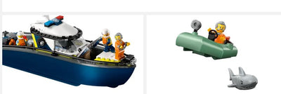 LEGO 60456 CITY - POLICE BOAT CHASE - Toyworld Frankston