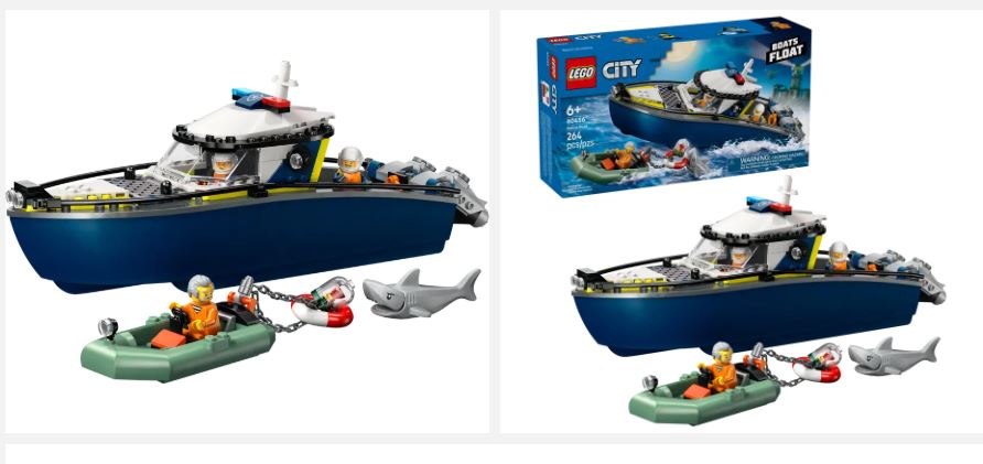 LEGO 60456 CITY - POLICE BOAT CHASE