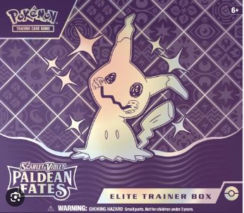 POKEMON - SCARLET AND VIOLET PALDEAN FATES ELITE TRAINER BOX - Toyworld Frankston