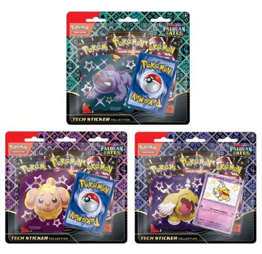 POKÉMON TCG SCARLET & VIOLET 4.5 PALDEAN FATES TECH STICKER BLISTER - Toyworld Frankston