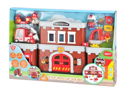 PLAYGO BATTERY OPERATED FIRE RESCUE SQUAD - Toyworld Frankston