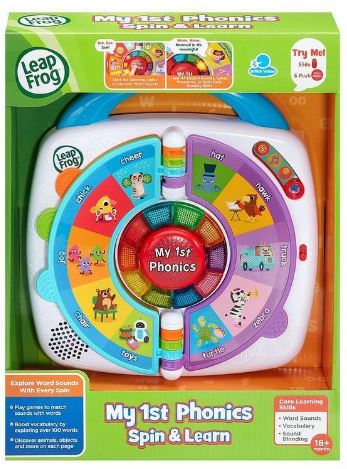 LEAP FROG MY 1ST PHONICS SPIN AND LEARN - Toyworld Frankston