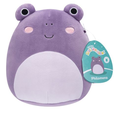 SQUISHMALLOWS - 7.5 INCH PLUSH - PHILOMENA THE PURPLE TOAD - Toyworld Frankston