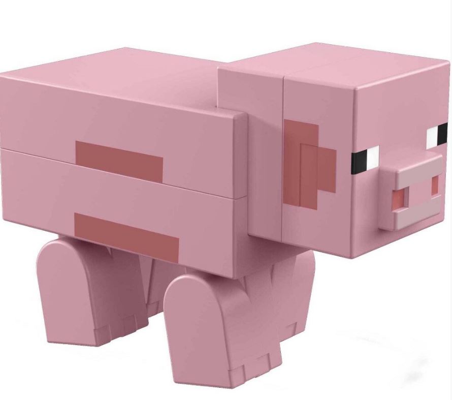 MINECRAFT FUSION FIGURES - PIG - Toyworld Frankston