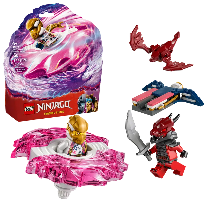 LEGO NINJAGO 71824 SORA'S DRAGON SPINJITZU SPINNER - Toyworld Frankston