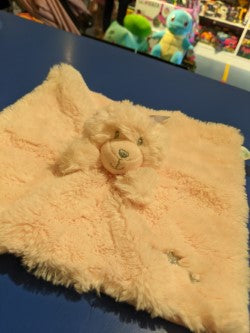30CM BEAR BLANKET PINK - Toyworld Frankston