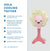 HOLA - PINK COOLING TEETHER - Toyworld Frankston
