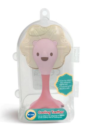 HOLA - PINK COOLING TEETHER - Toyworld Frankston