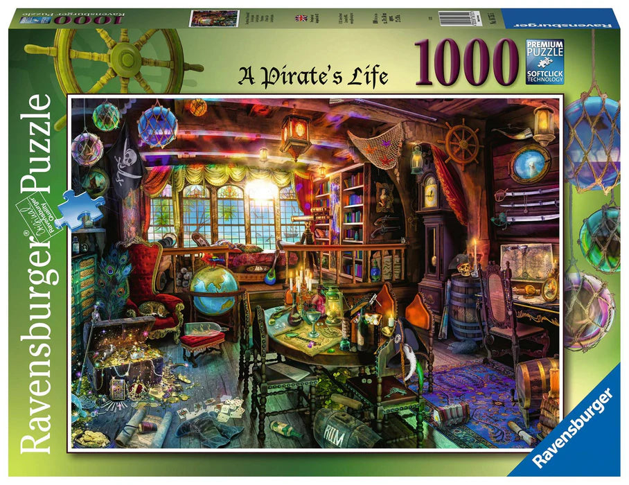 RAVENSBURGER PUZZLE - A PIRATE'S LIFE 1000 PIECE - Toyworld Frankston