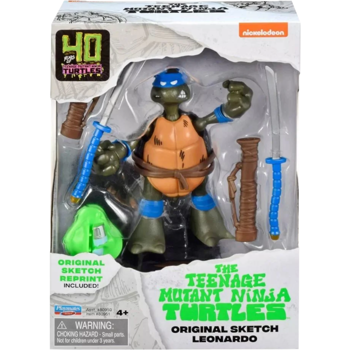 TEENAGE MUTANT NINJA TURTLES ORGINAL SKETCH LEONARDO - Toyworld Frankston