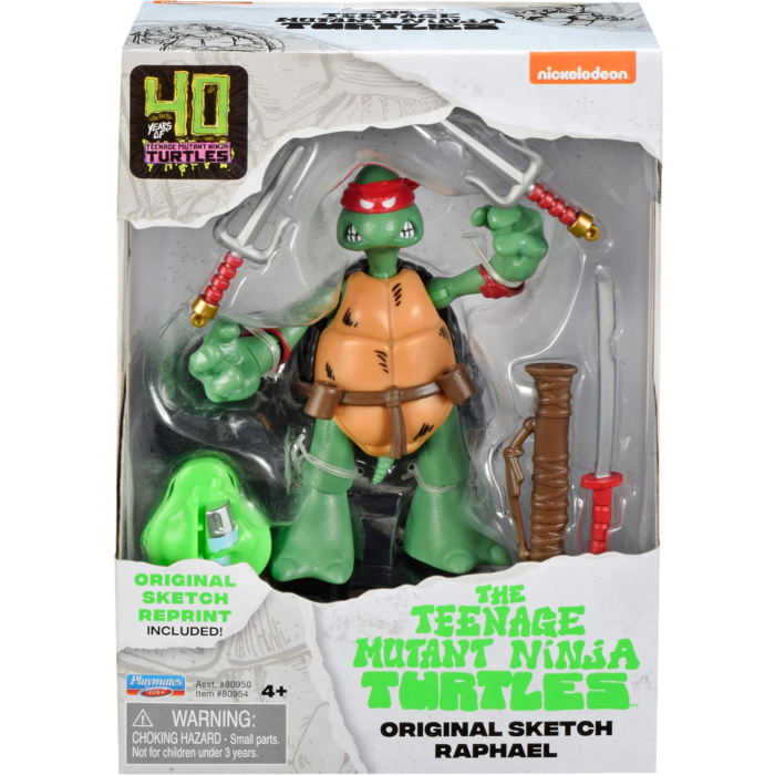 TEENAGE MUTANT NINJA TURTLES ORGINAL SKETCH RAPHAEL - Toyworld Frankston