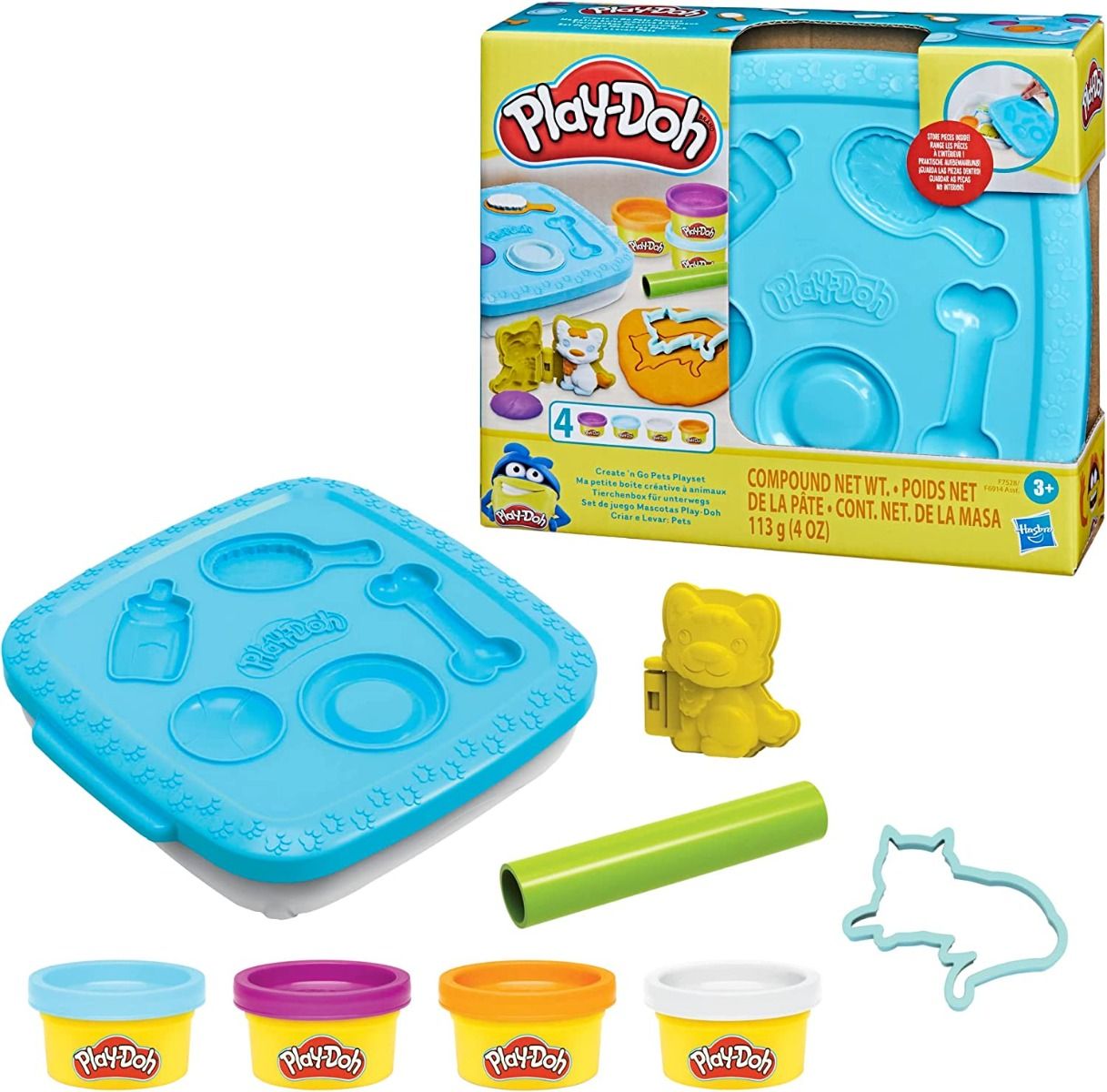 PLAY-DOH CREATE N GO PETS PLAYSET - Toyworld Frankston