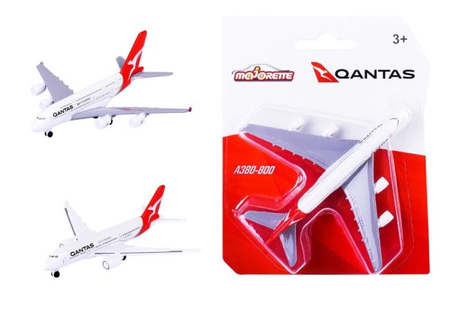 MAJORETTE QANTAS PLANE 2 ASST - Toyworld Frankston