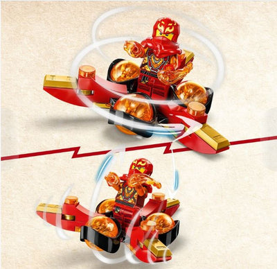 LEGO 71777 NINJAGO - KAI'S DRAGON POWER SPINJITZU FLIP - Toyworld Frankston