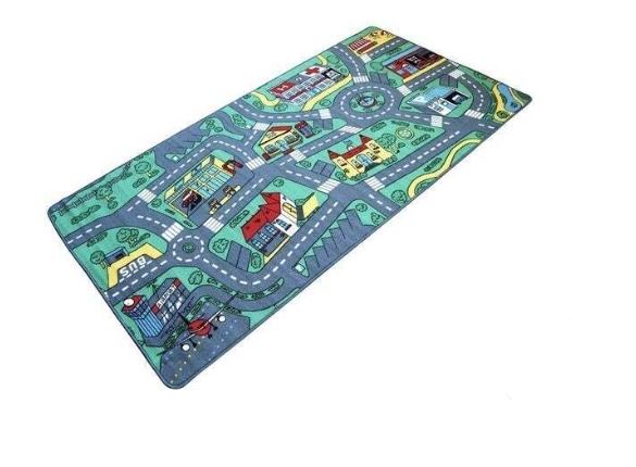 BIG CITY PLAYMAT BOXED SET INCL. 4 WOODEN CARS - Toyworld Frankston