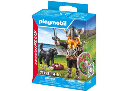 PLAYMOBIL 71755 VIKING WITH GUARD DOG