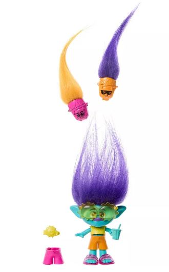 DREAMWORKS TROLLS BAND TOGETHER - TROLLS HAIR POPS BRANCH - Toyworld Frankston