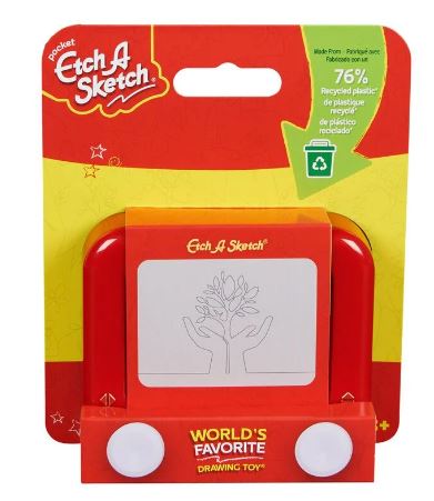 ETCH A SKETCH - SUSTAINABLE POCKET TOY - Toyworld Frankston