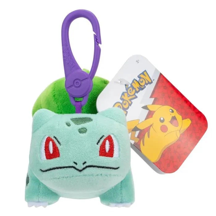 POKEMON CLIP ON PLUSH - BULBASAUR - Toyworld Frankston