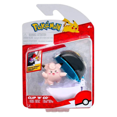 POKEMON CLIP 'N' GO - CLEFAIRY + MOON BALL - Toyworld Frankston
