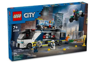 LEGO 60418 - CITY - POLICE MOBILE CRIME LAB TRUCK - Toyworld Frankston