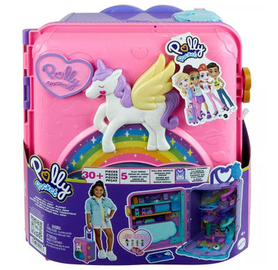 POLLY POCKET DOLLS POLLYVILLE RESORT ROLL AWAY PLAYSET - Toyworld Frankston