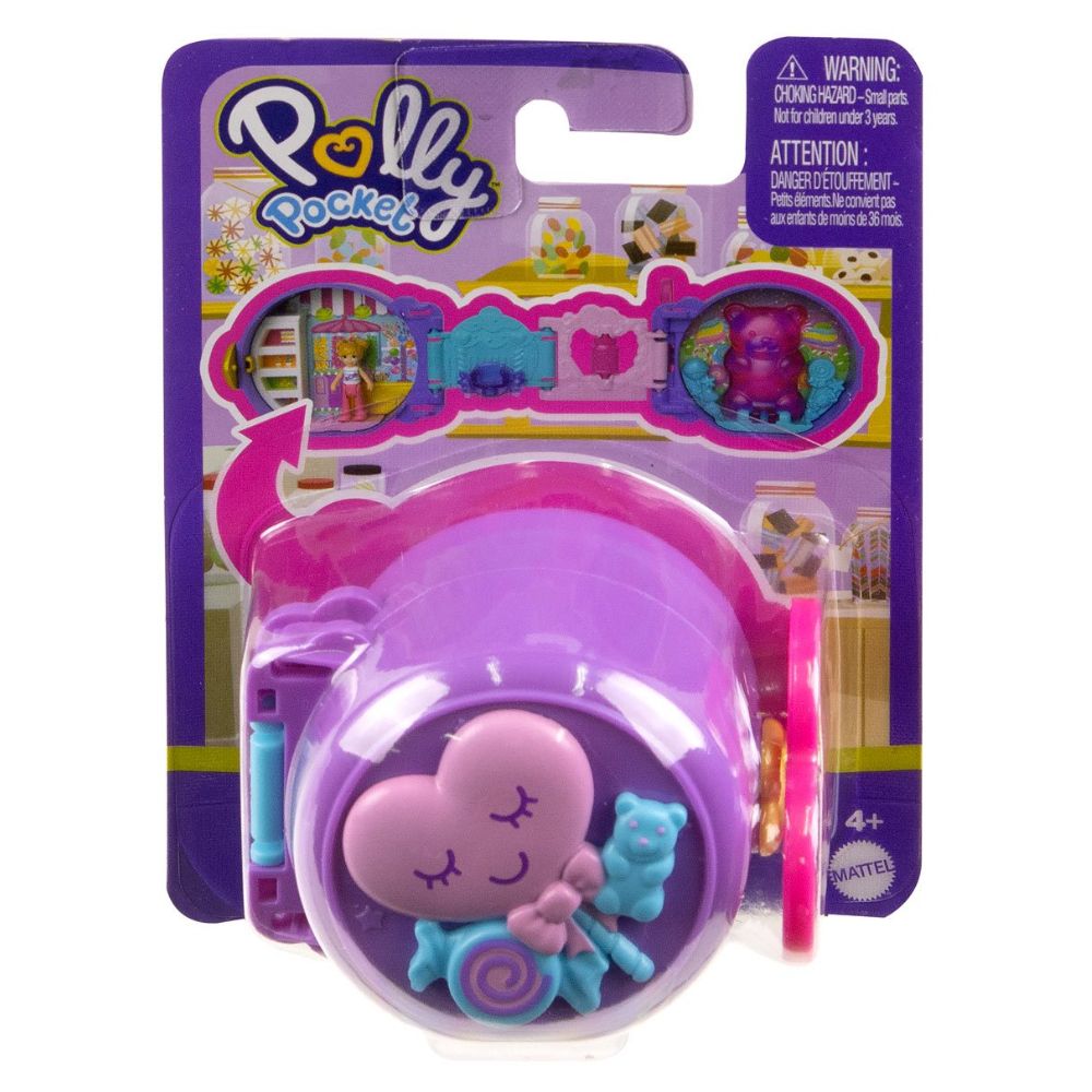 POLLY POCKET ON THE GO FUN - PURPLE - Toyworld Frankston