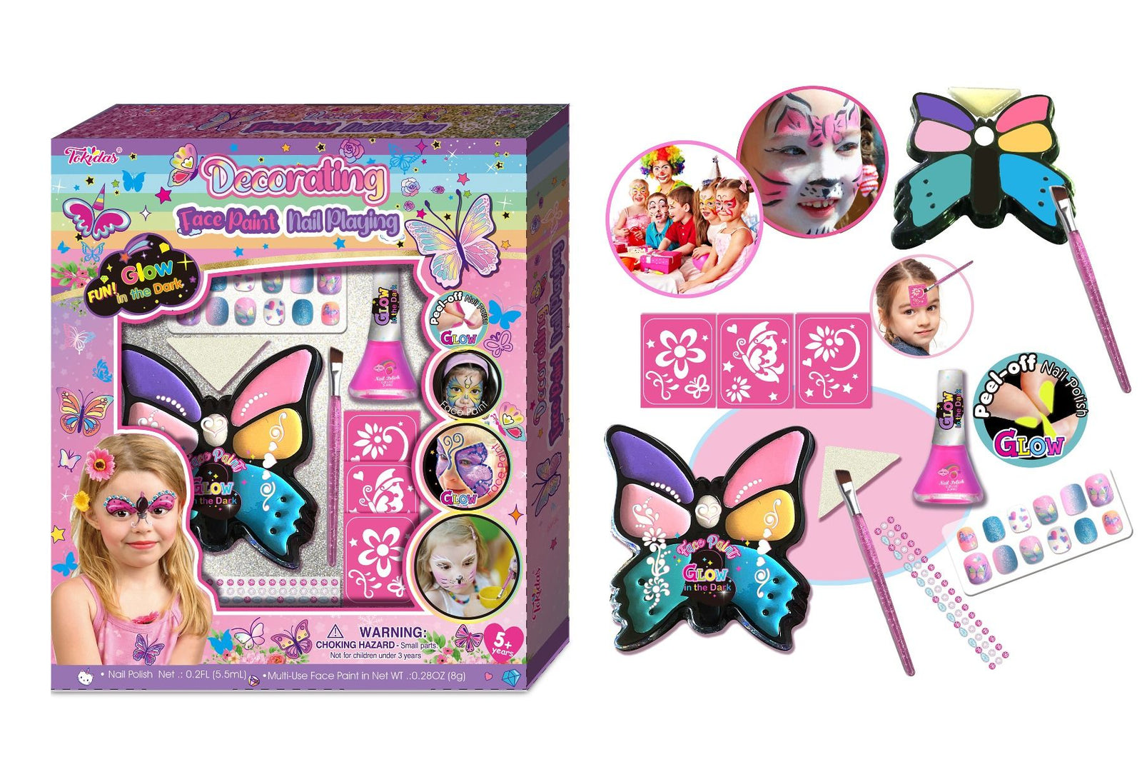 DECORATING FACE PAINT AND NAIL PLAYING - Toyworld Frankston