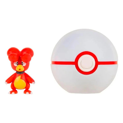 POKEMON CLIP 'N' GO - MAGBY AND PREMIER BALL - Toyworld Frankston