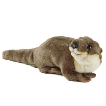 LIVING NATURE - OTTER SMALL PLUSH - Toyworld Frankston