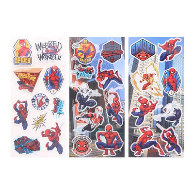 MARVEL SPIDERMAN - 3 PACK OF STICKERS