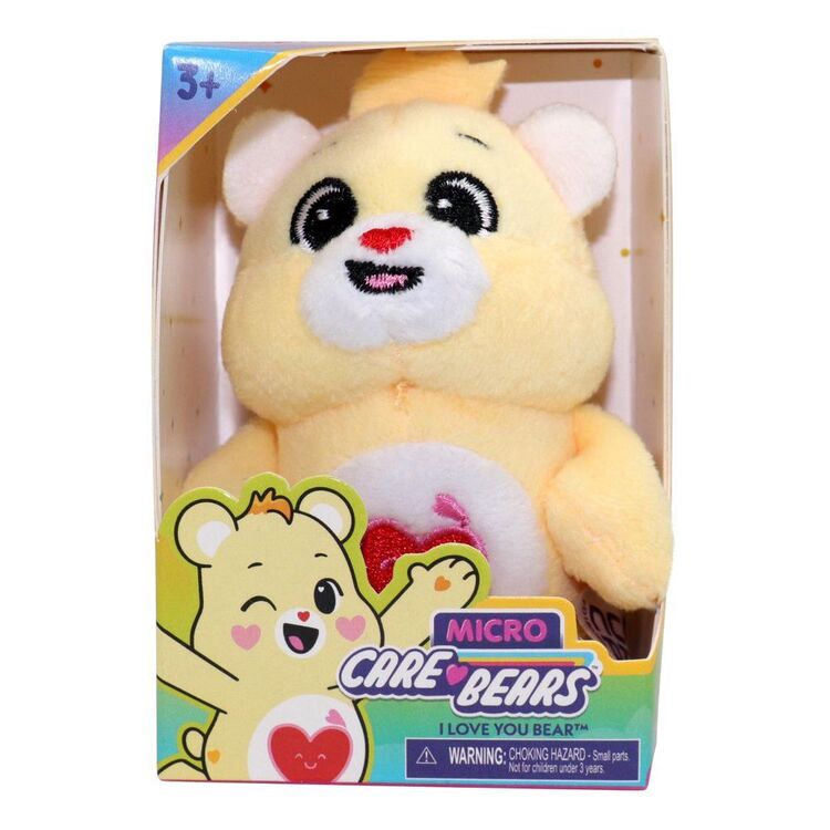 CARE BEARS MICRO PLUSH - I LOVE YOU BEAR