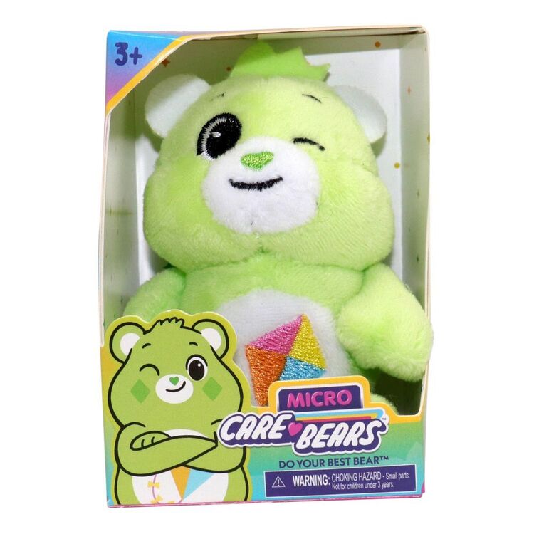 CARE BEARS MICRO PLUSH - DO YOUR BEST BEAR