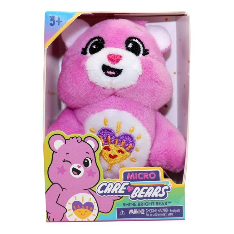 CARE BEARS MICRO PLUSH - SHINE BRIGHT BEAR