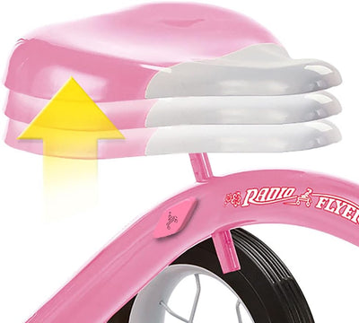 RADIO FLYER CLASSIC PINK DUAL DECK TRICYCLE