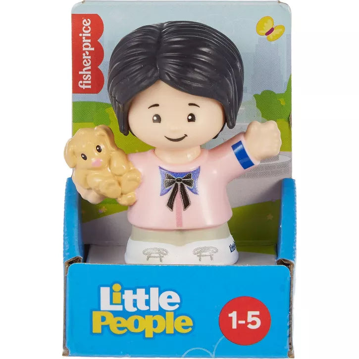 FISHER PRICE - LITTLE PEOPLE WOMAN WITH PUPPY - Toyworld Frankston