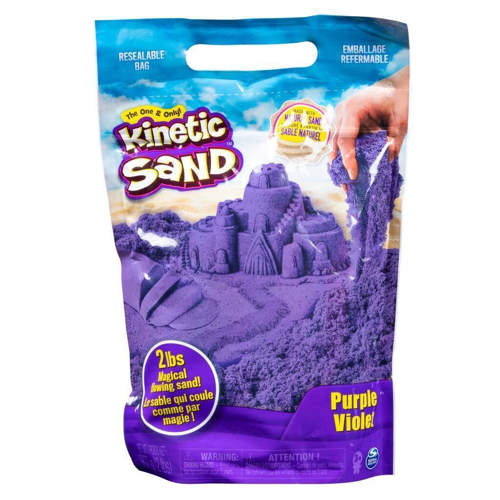 KINETIC SAND - NEON PURPLE COLOUR 907G BAG - Toyworld Frankston