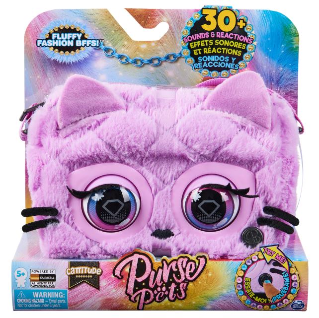 PURSE PETS FLUFFY - CATTITUDE - Toyworld Frankston