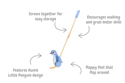 KOALA DREAM PUSH ALONG LITTLE PENGUIN
