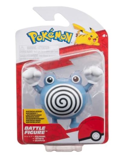 POKEMON BATTLE FIGURE - POLIWHIRL - Toyworld Frankston