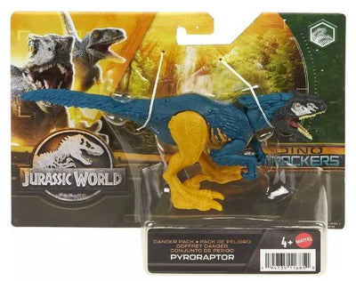 JURASSIC WORLD DANGER PACK - PYRORAPTOR - DINO TRACKER  FIGURE - Toyworld Frankston