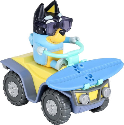 BLUEY -  BEACH - BEACH QUAD WITH BANDIT - Toyworld Frankston