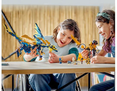LEGO 71796 NINJAGO - ELEMENTAL DRAGON VS THE EMPRESS MECH - Toyworld Frankston