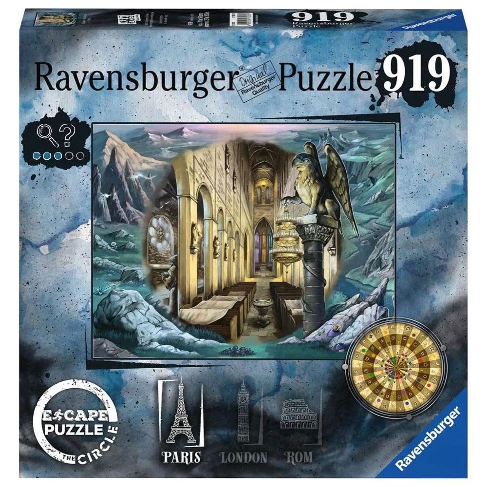 RAVENSBURGER ESCAPE THE CIRCLE PARIS 919 PIECE PUZZLE - Toyworld Frankston